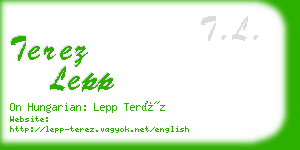 terez lepp business card